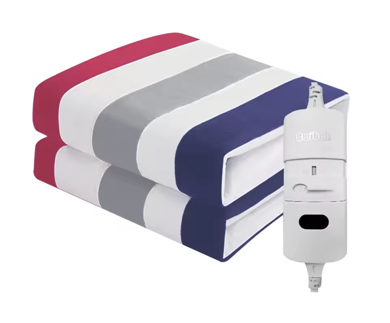 Couverture Chauffante 70x150 motif rayé